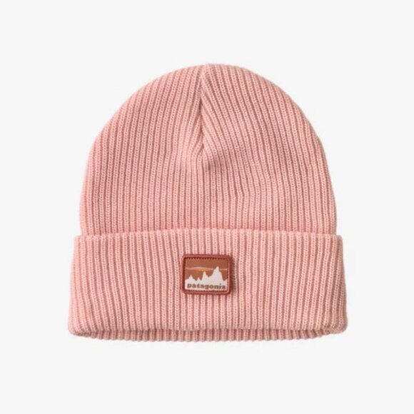 Patagonia Other - RARE Like New Patagonia Kids Logo Beanie, '73 Skyline: Mallow Pink
